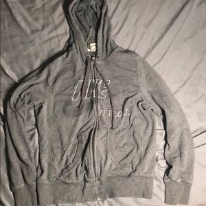 Nike just do it zip up hoodie